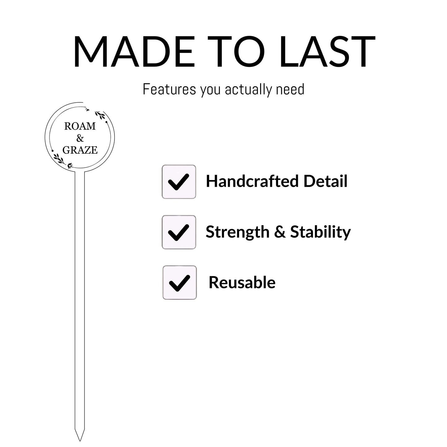 Wood Food Picks