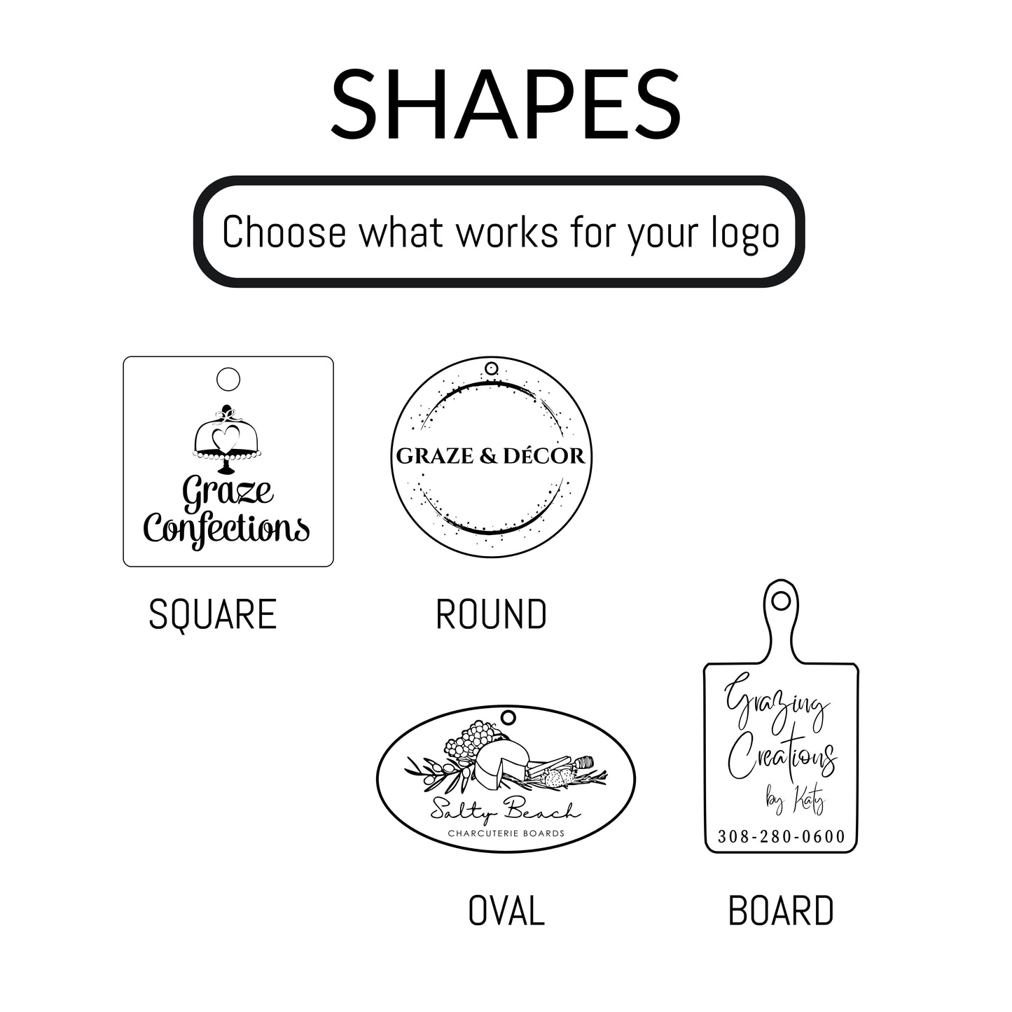 Wood Charcuterie Box Tag